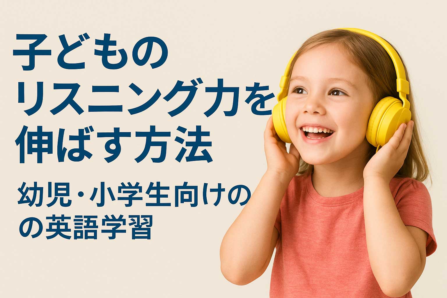 子どものリスニング力を伸ばす方法｜幼児・小学生に効果的な英語学習と御茶ノ水のスクール選び