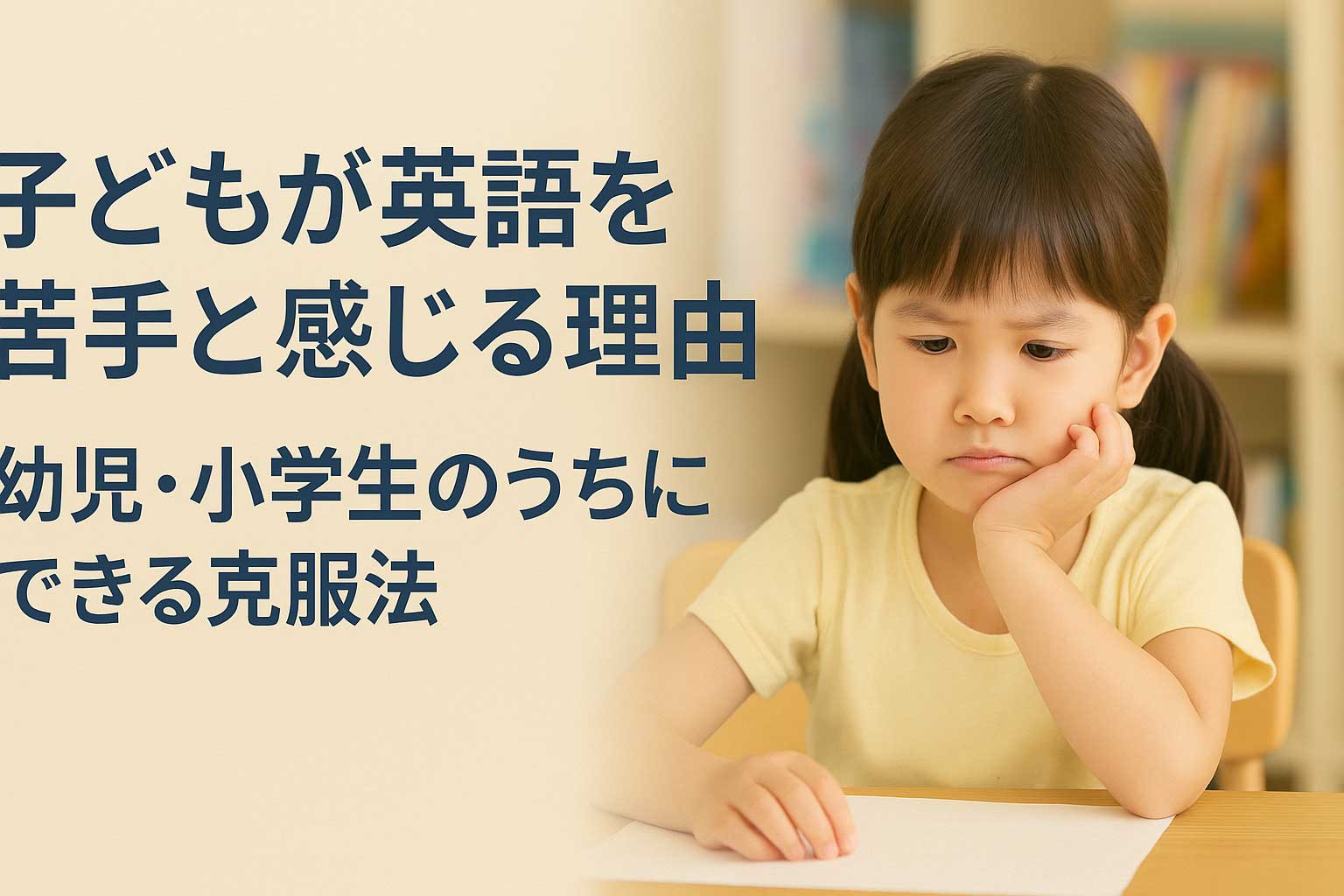 子どもが英語を苦手と感じる理由とは？幼児・小学生のうちにできる克服法｜AIC Kids 御茶ノ水校