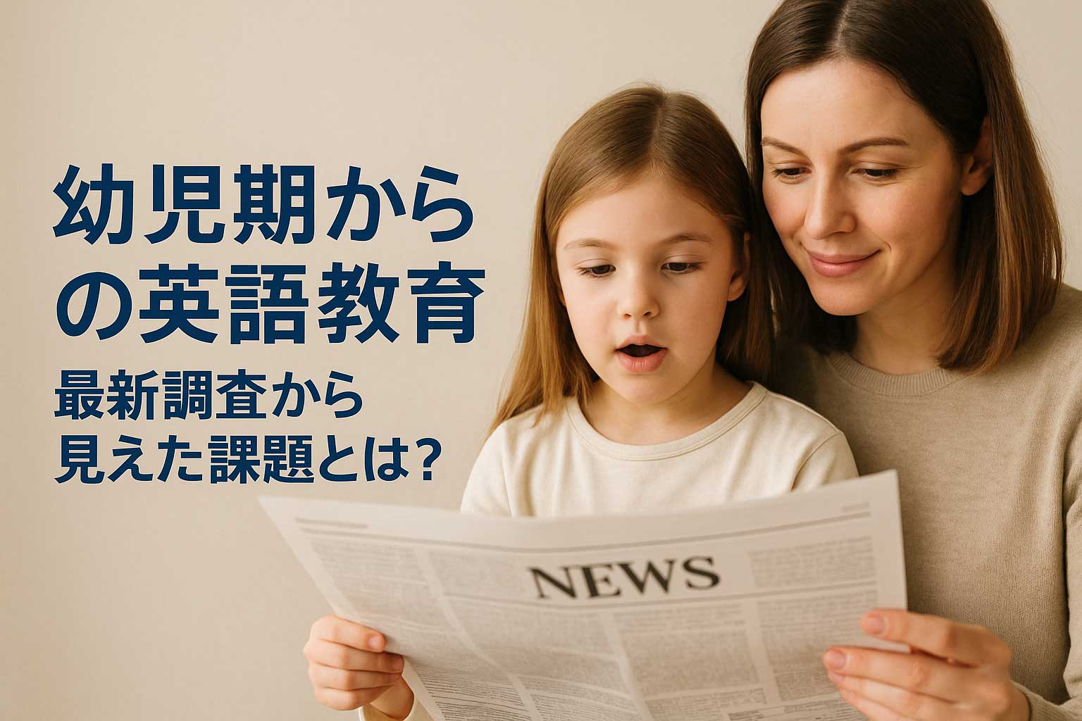 幼児期から英語を学ぶ家庭が増加。それでも7割以上が資格未取得